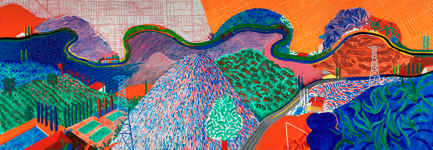 Mulholland Drive: The Road to the Studio by David Hockney